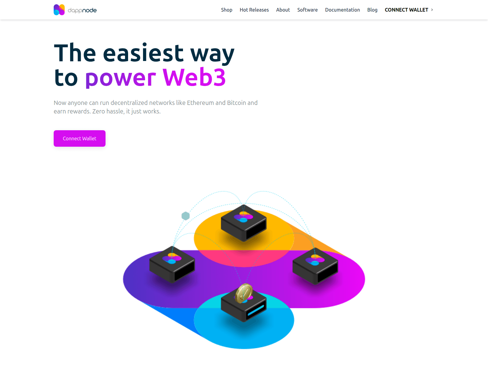 Screenshot of nodechaindapp.com