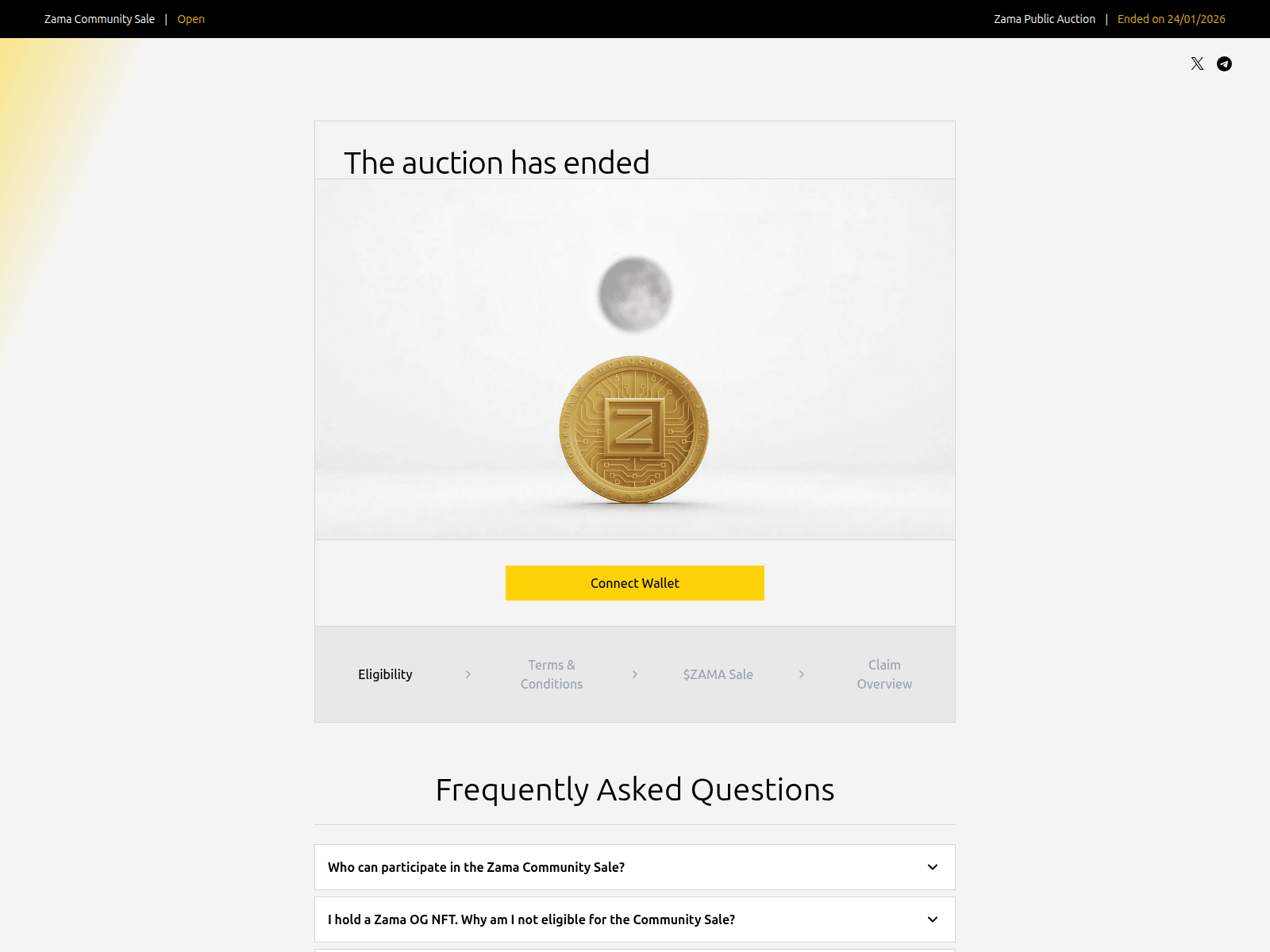 Screenshot of claim.zamalab.xyz