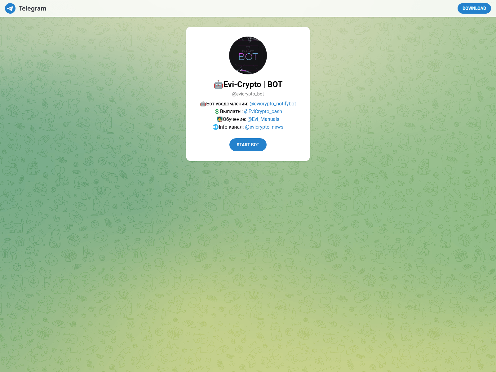 Screenshot of evicrypto.cc