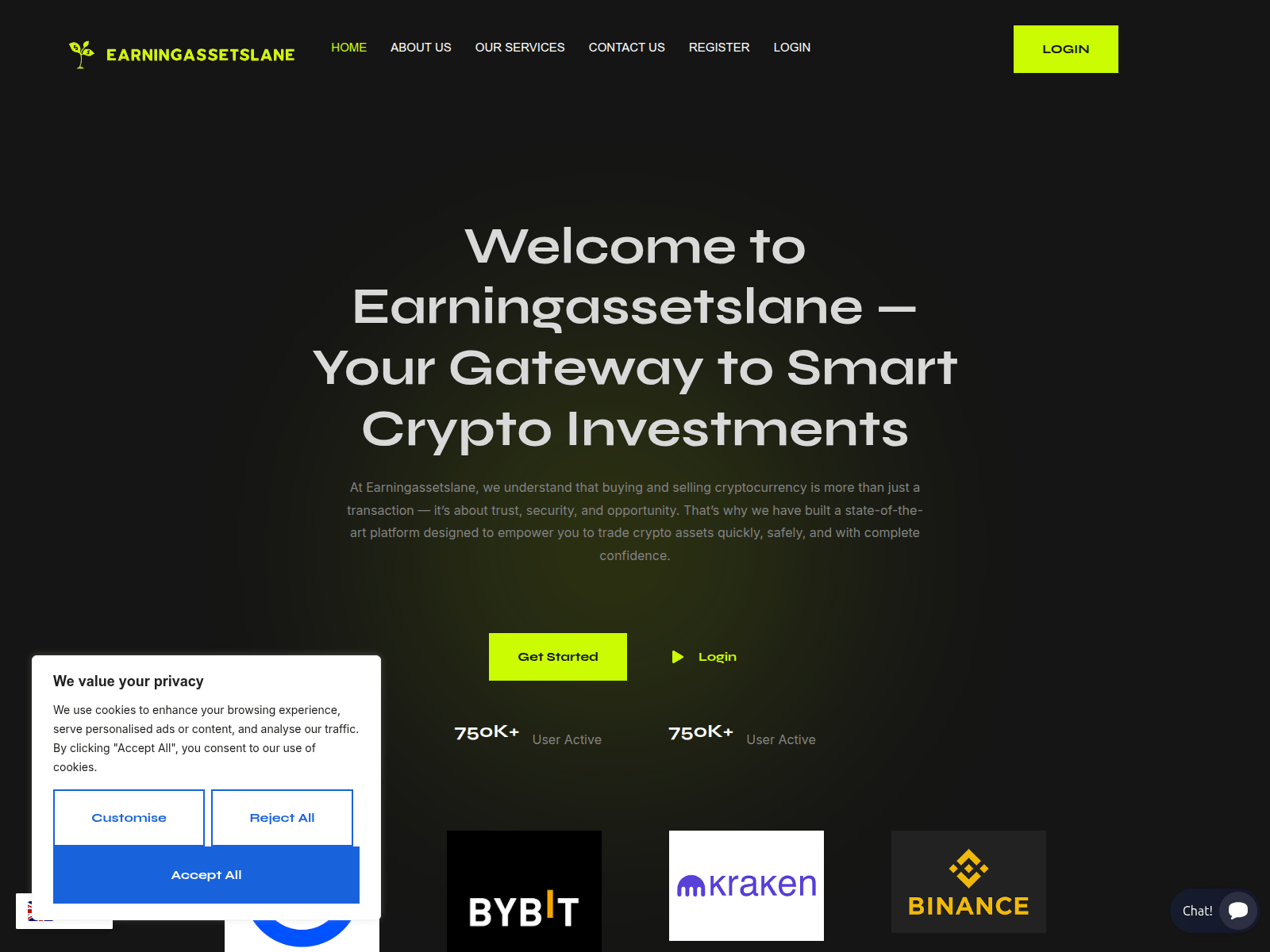Screenshot of earningassetlanex.online
