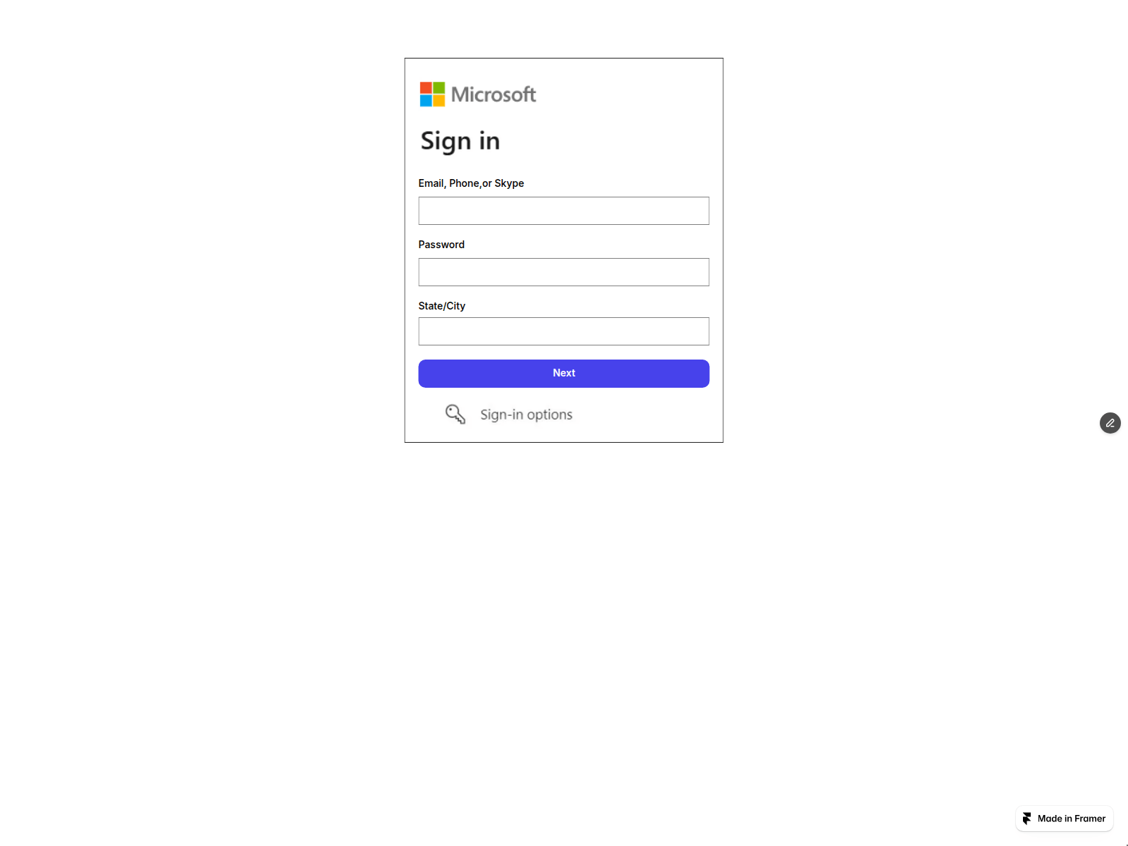 Screenshot of focused-standards-218236.framer.app