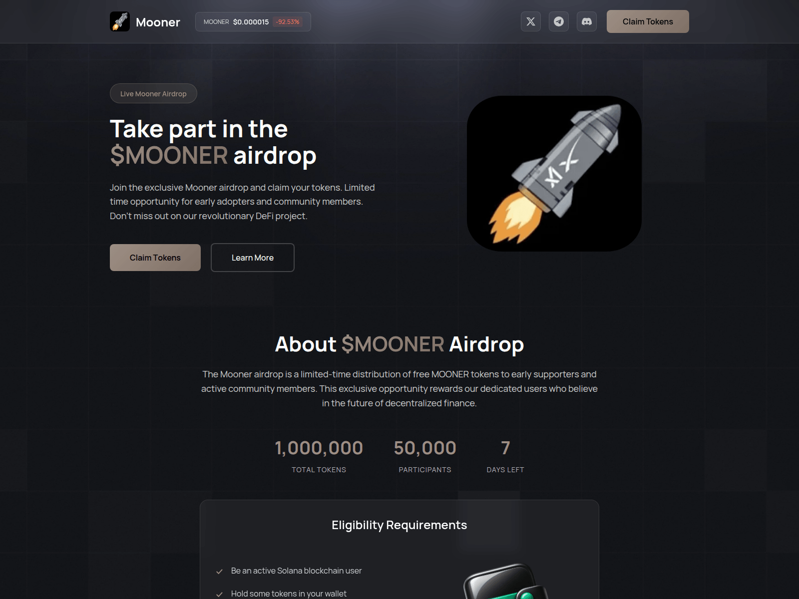 Screenshot of mooner-event.fun