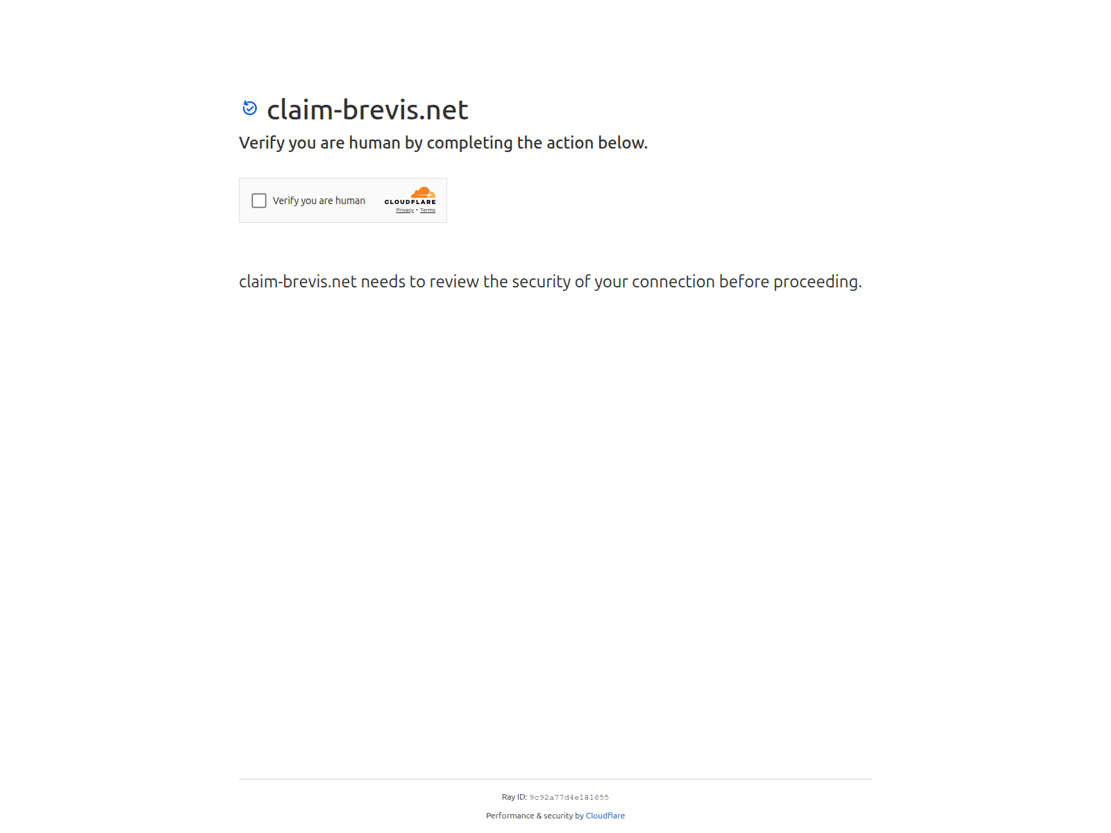 Screenshot of claim-brevis.net