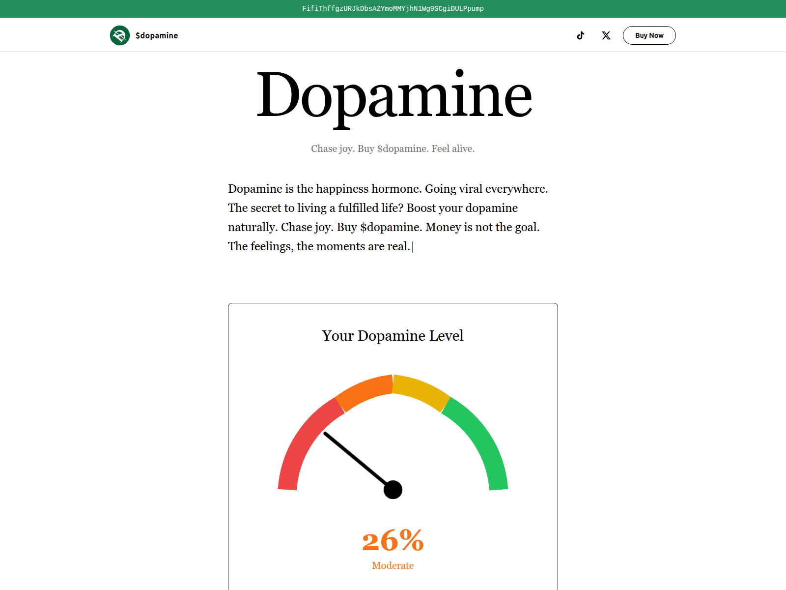 Screenshot of sol-dopamine.fun