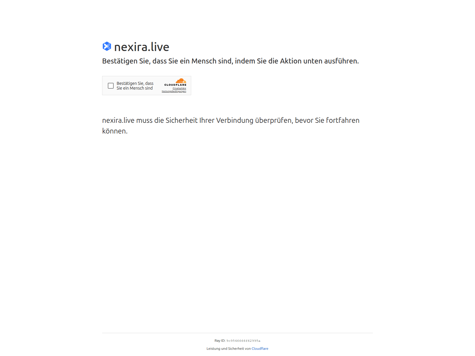 Screenshot of nexira.live