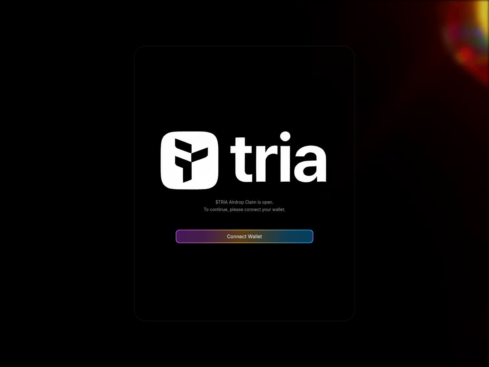 Screenshot of claim-tria.live