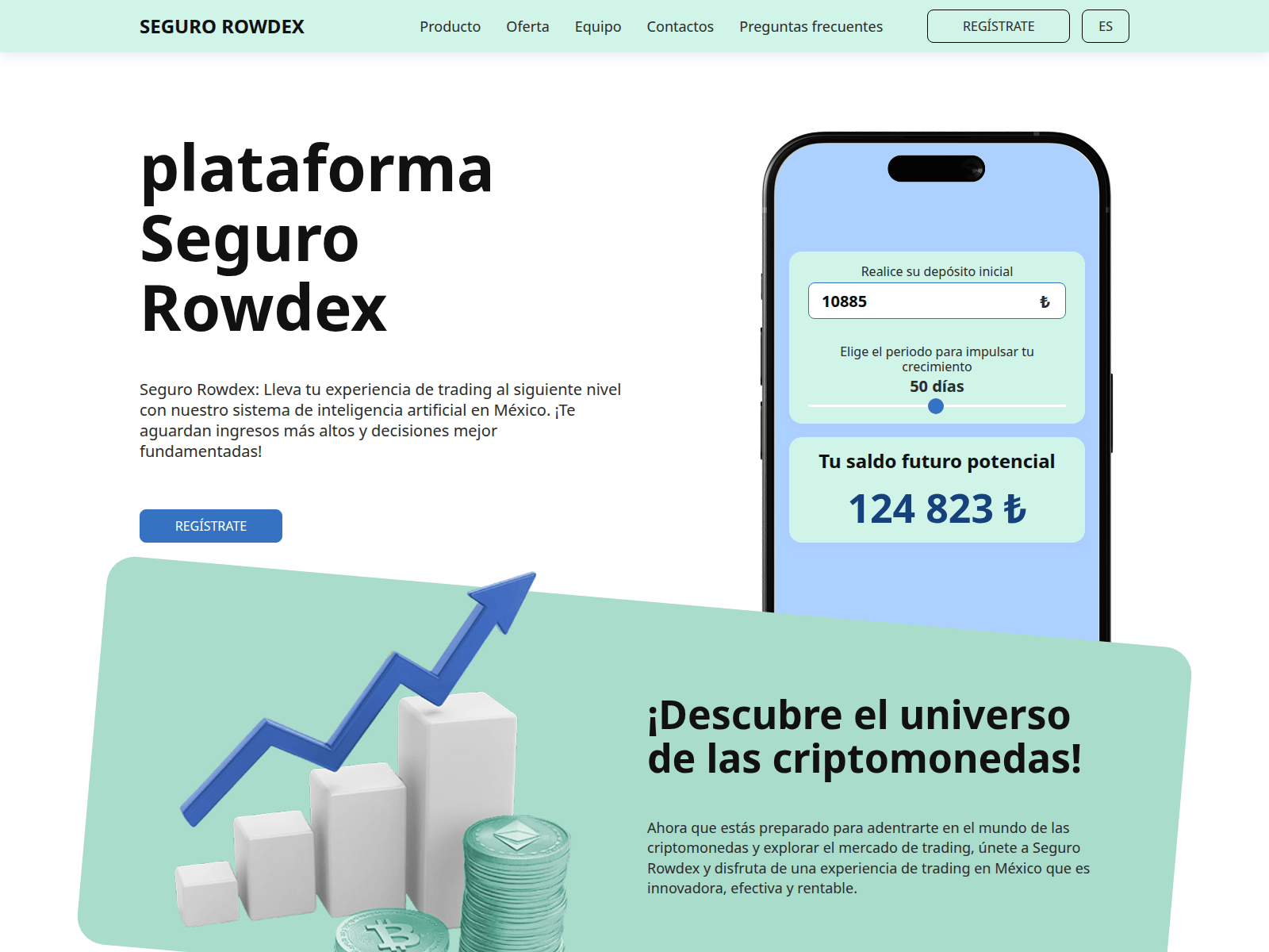 Screenshot of seguro-rowdex.com