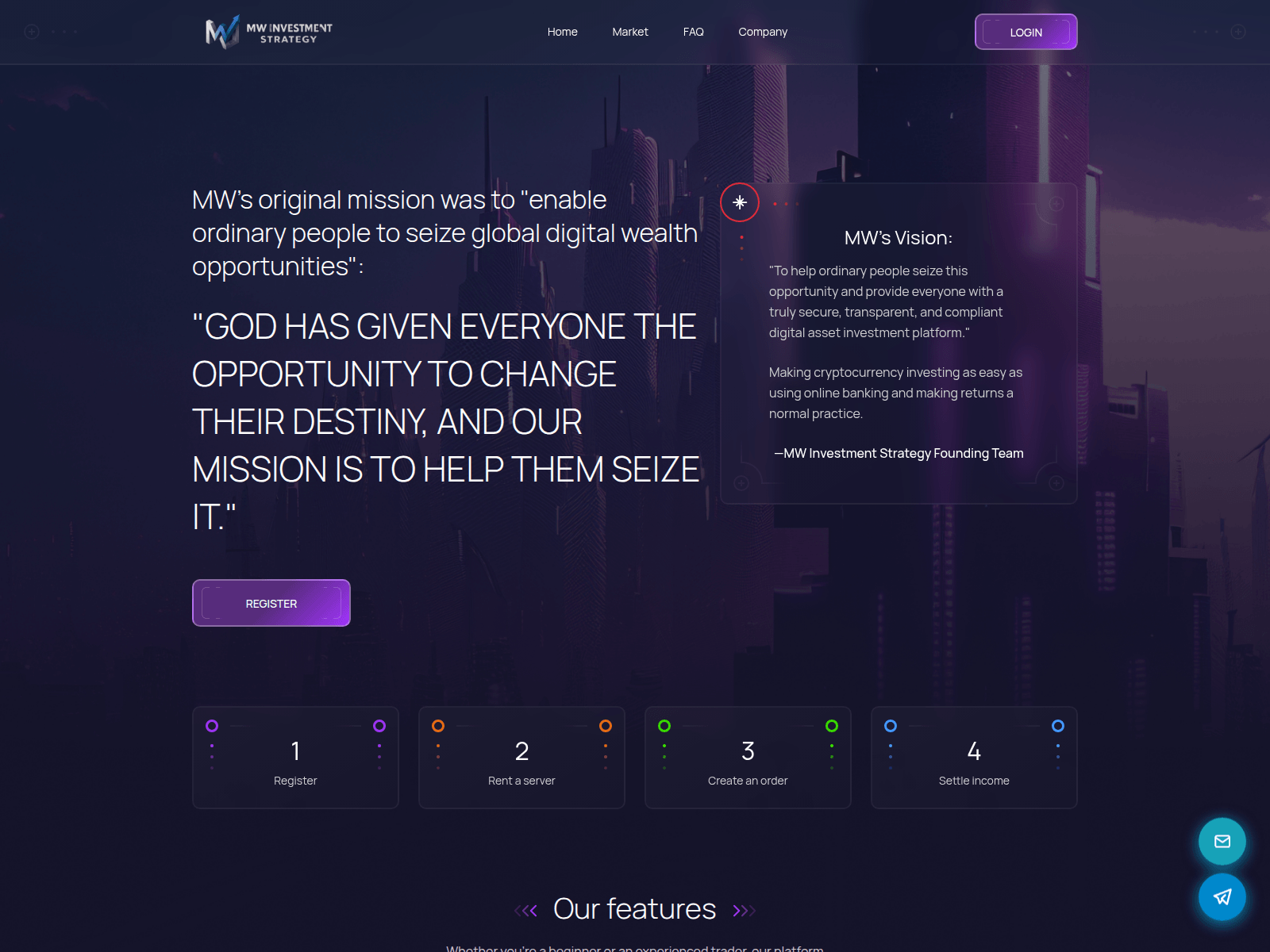 Screenshot of mwmonetary.com