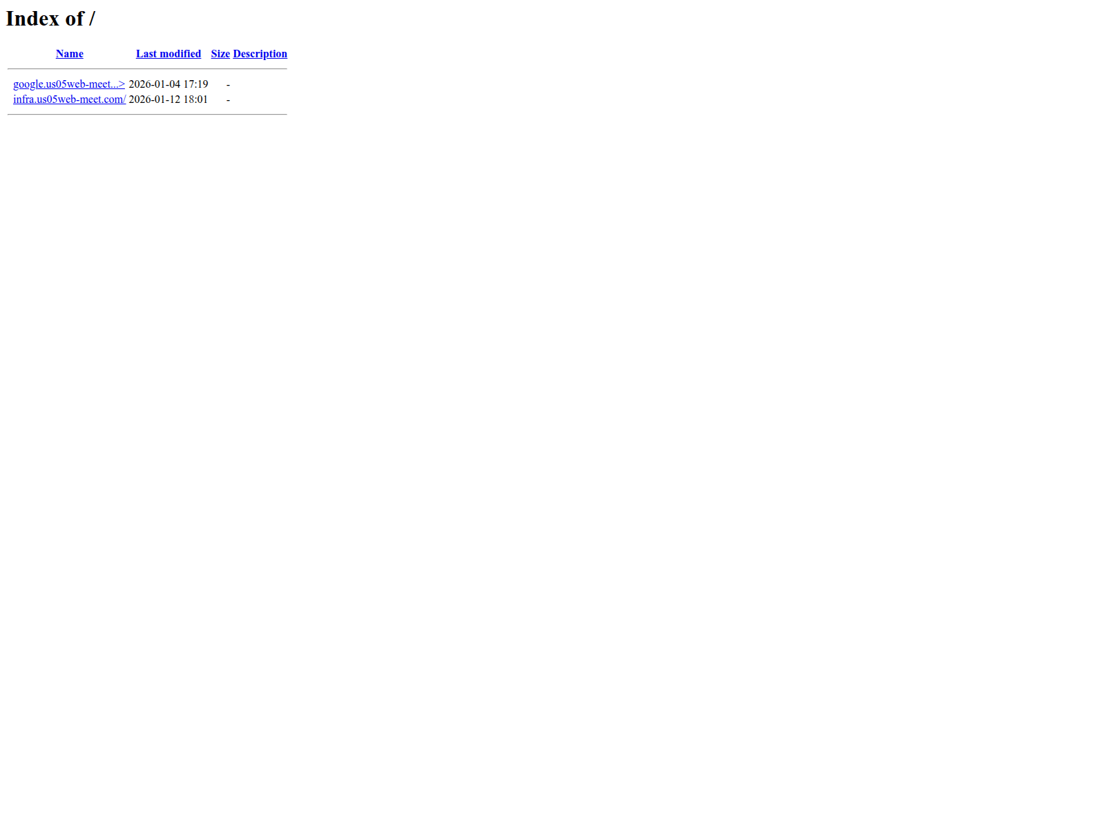 Screenshot of us05web-meet.com