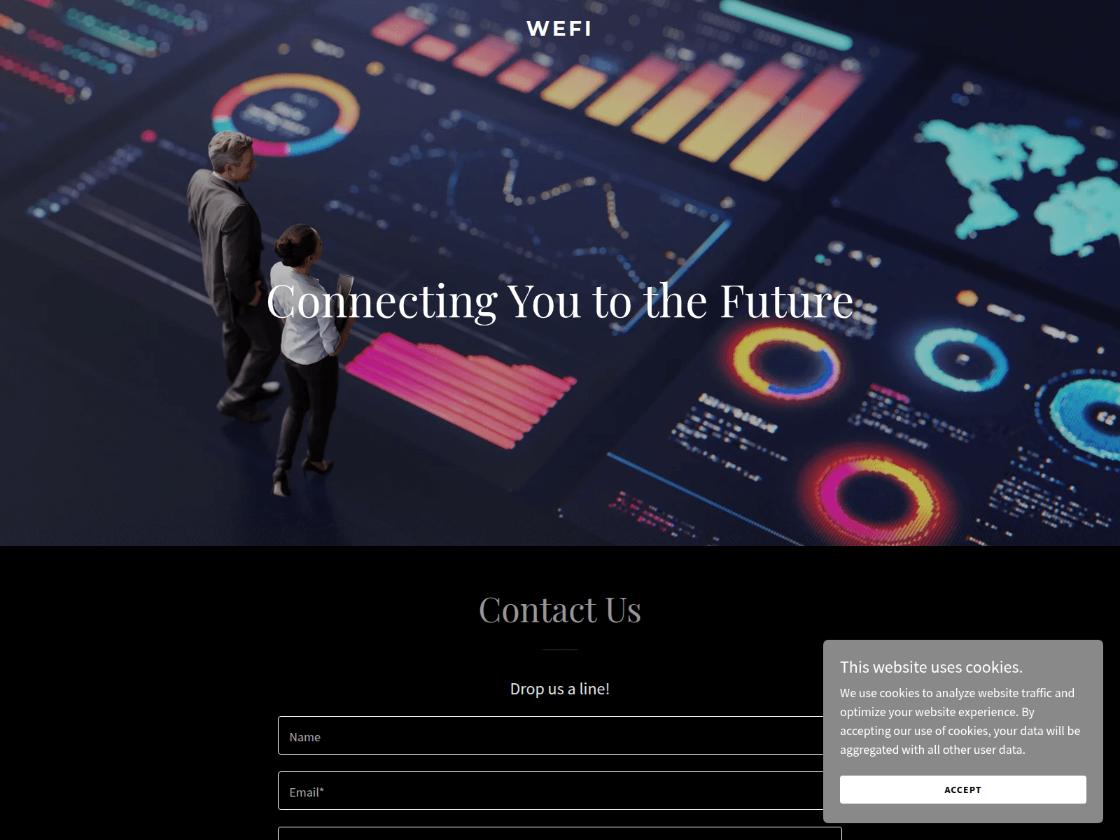 Screenshot of wefiuae.com