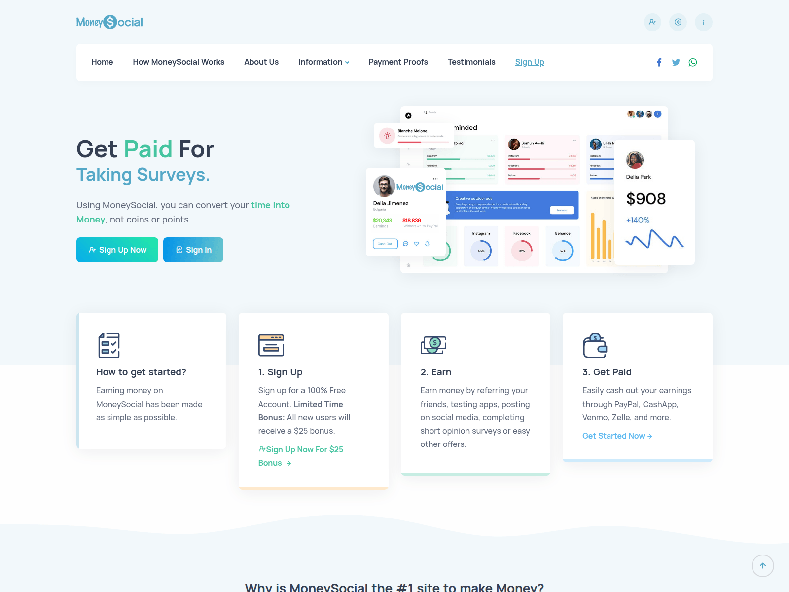 Screenshot of moneysocial.diferfer.top