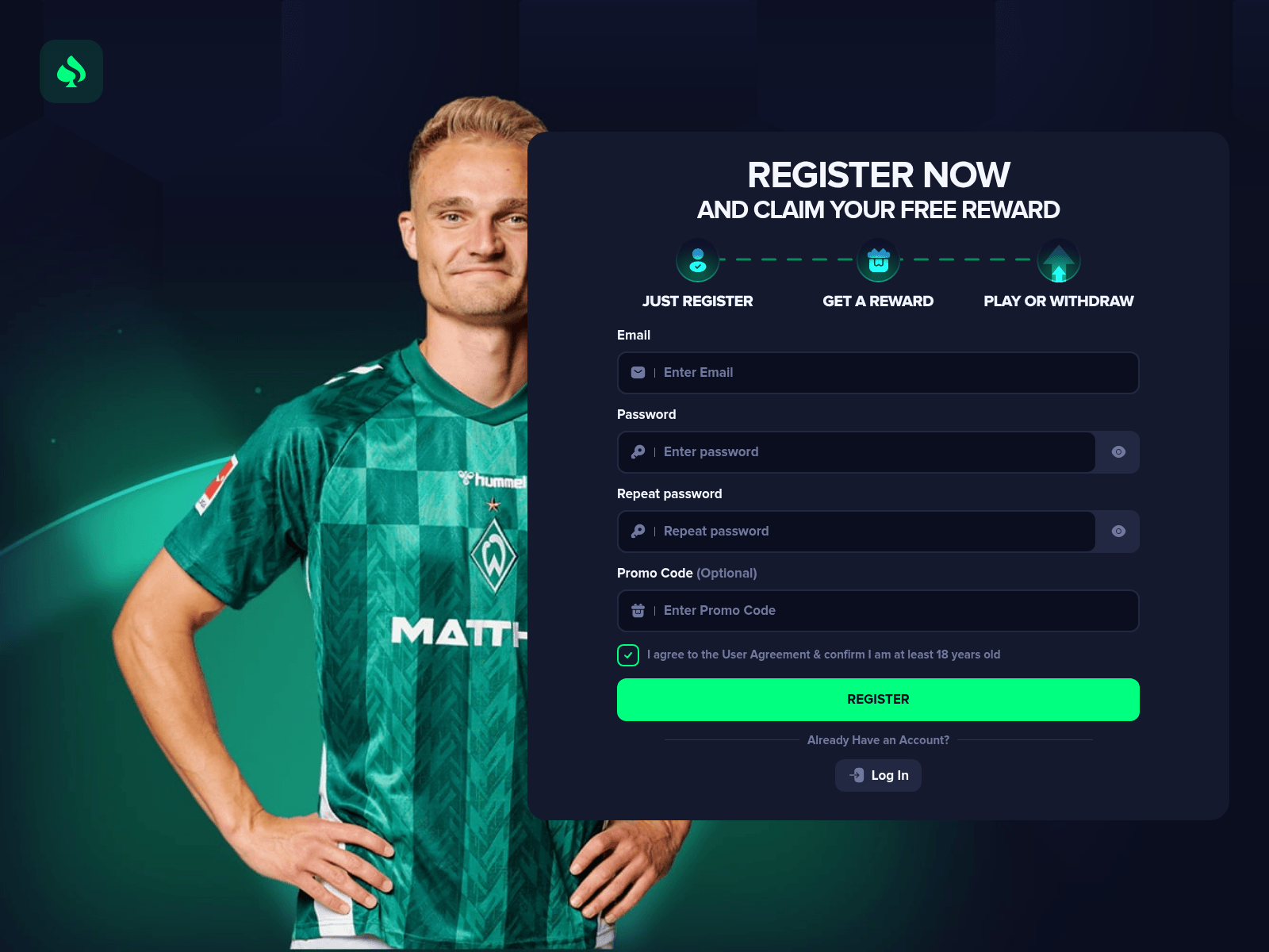 Screenshot of regbit.cc