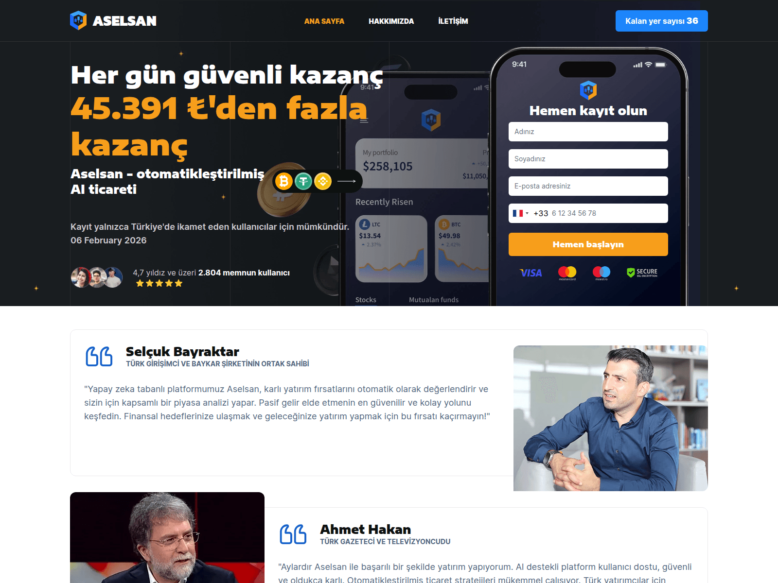 Screenshot of aselsan-tr.net