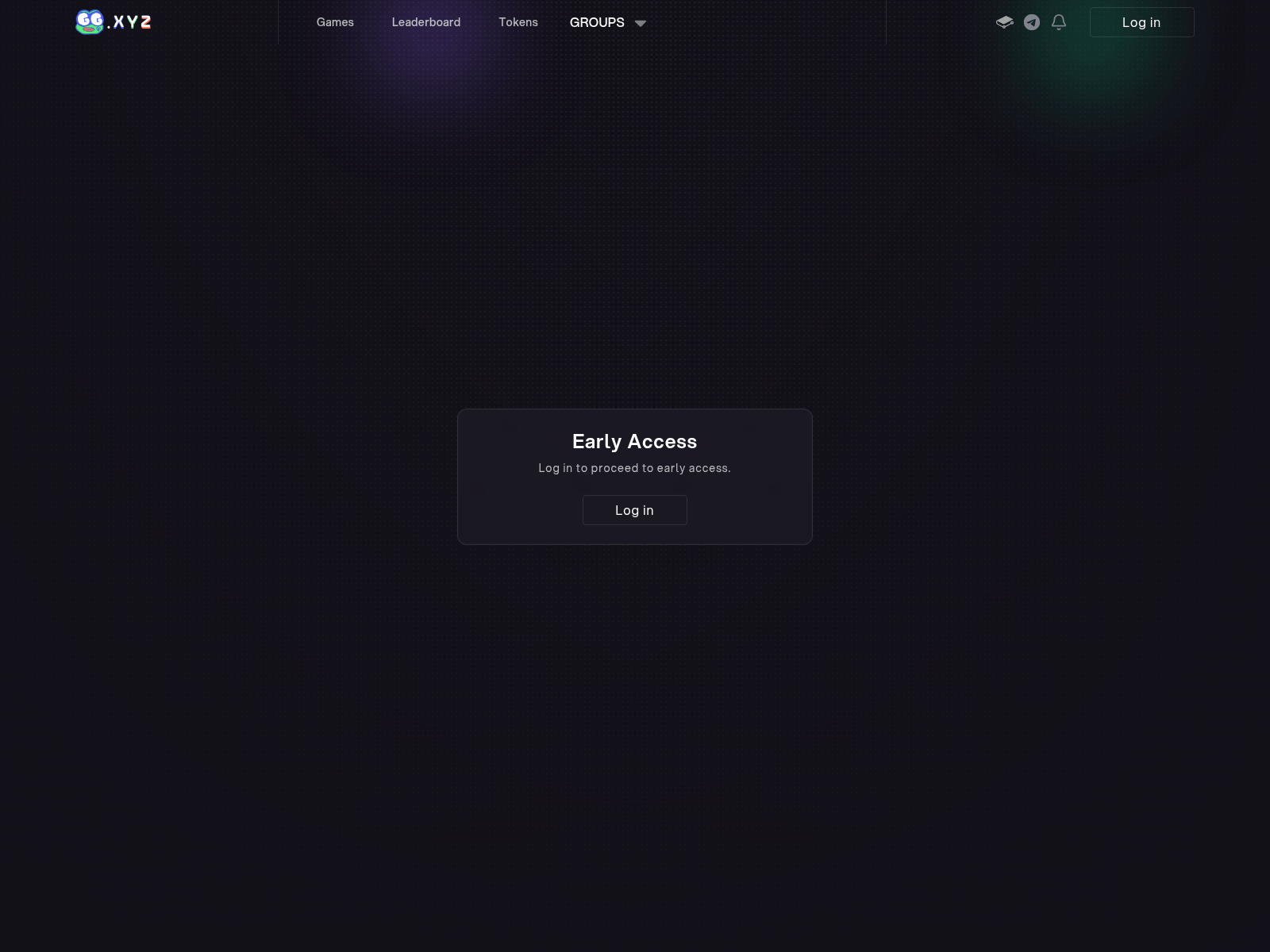 Screenshot of play.staging.gg.xyz