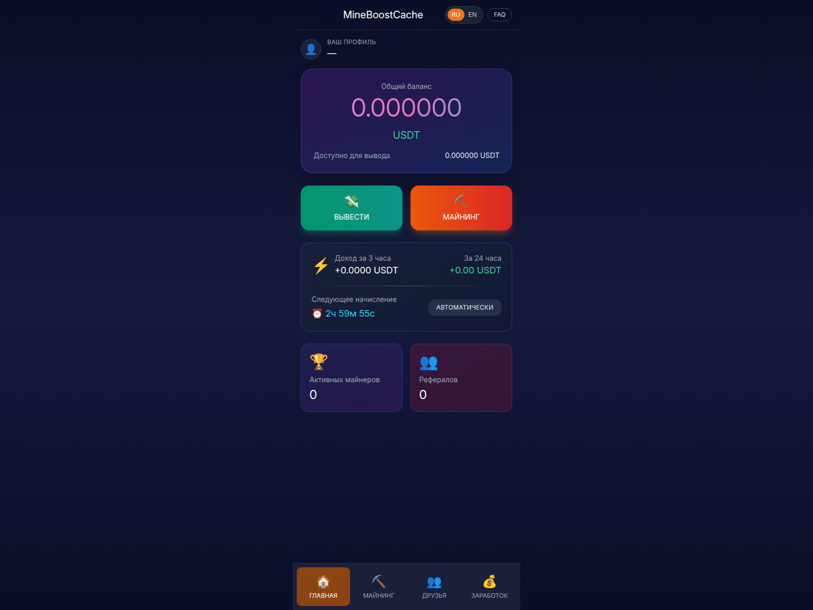 Screenshot of snowman-pay.pro