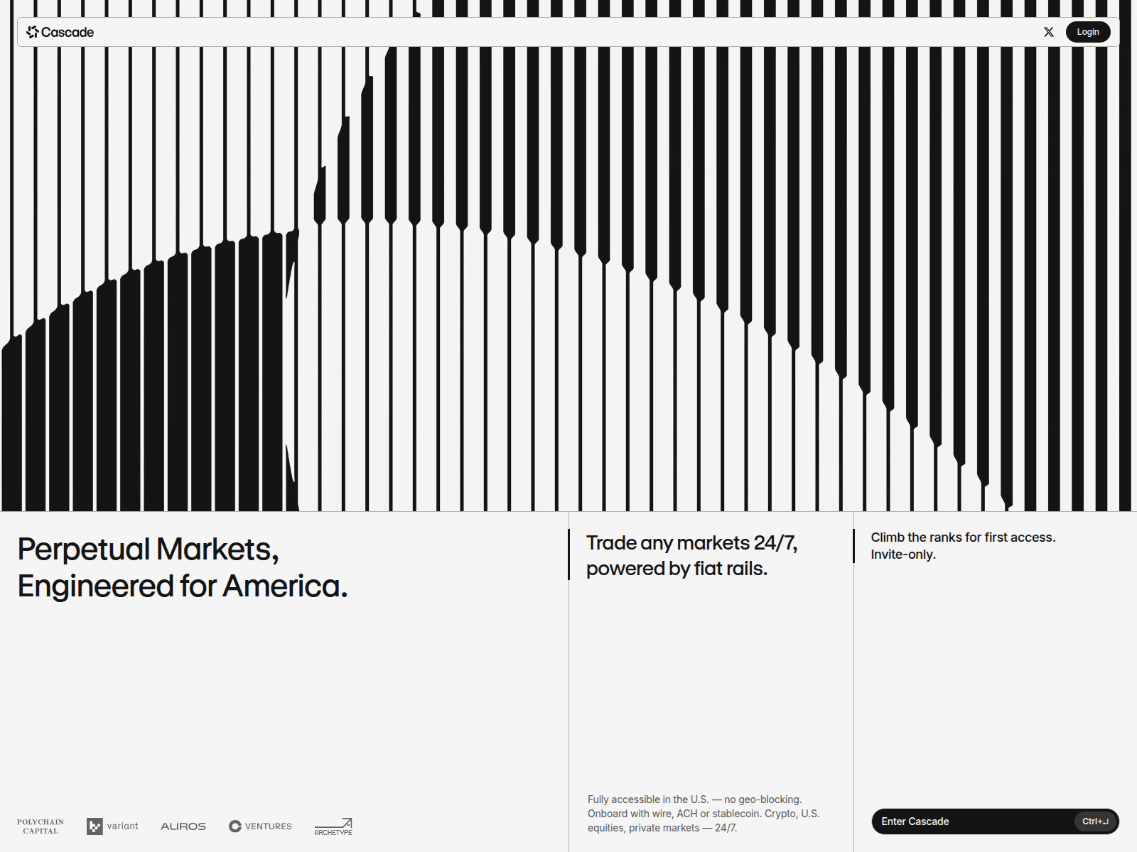 Screenshot of casacade.xyz