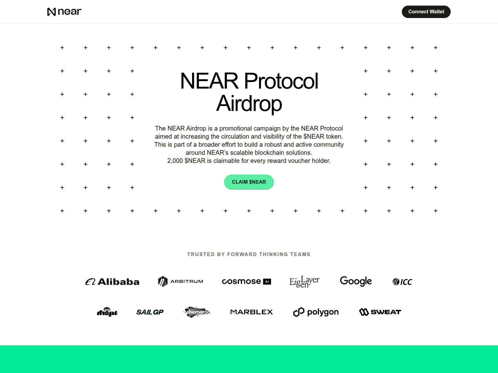 Screenshot of nearreward-claim.vercel.app