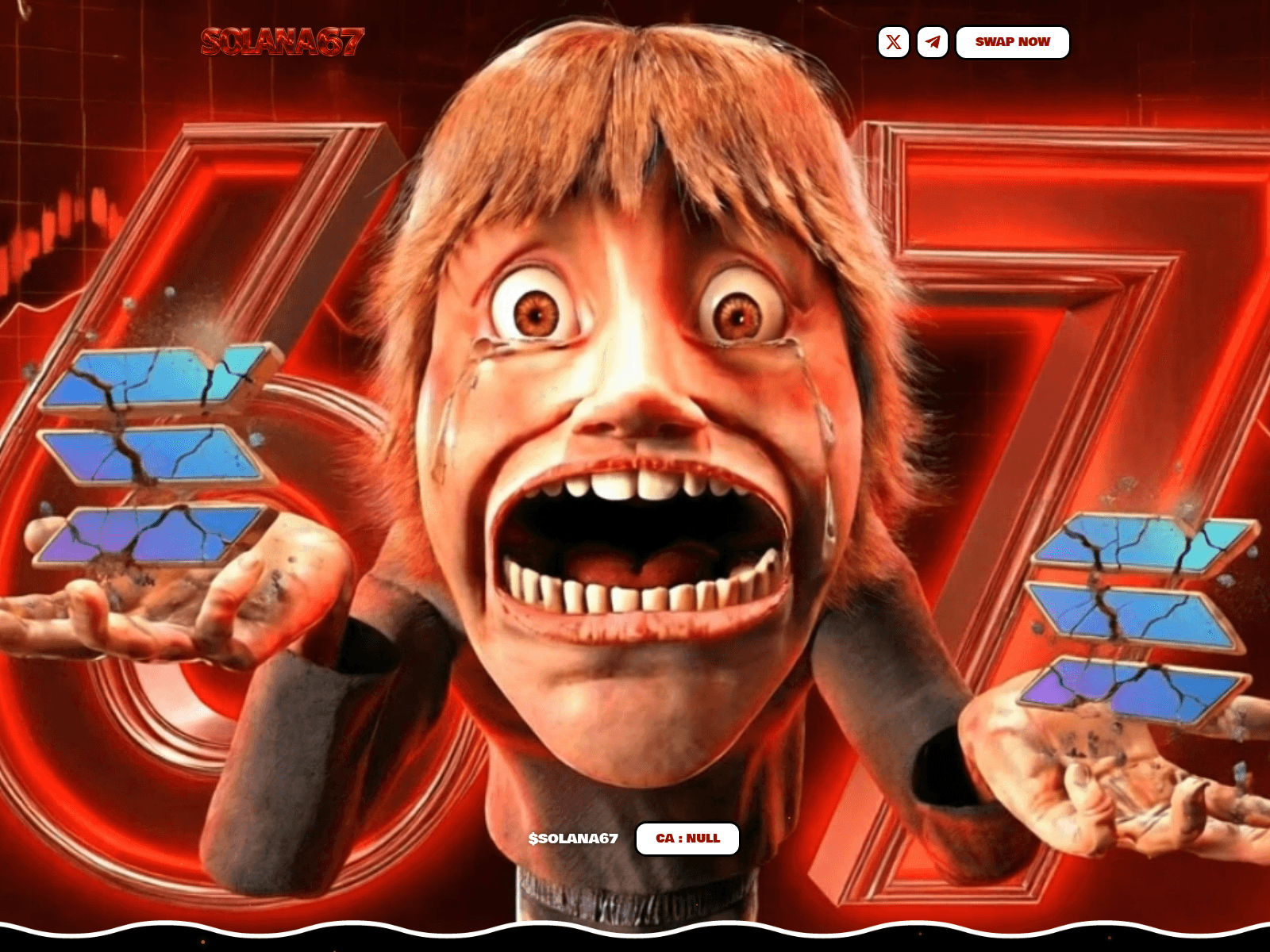 Screenshot of solana67.fun