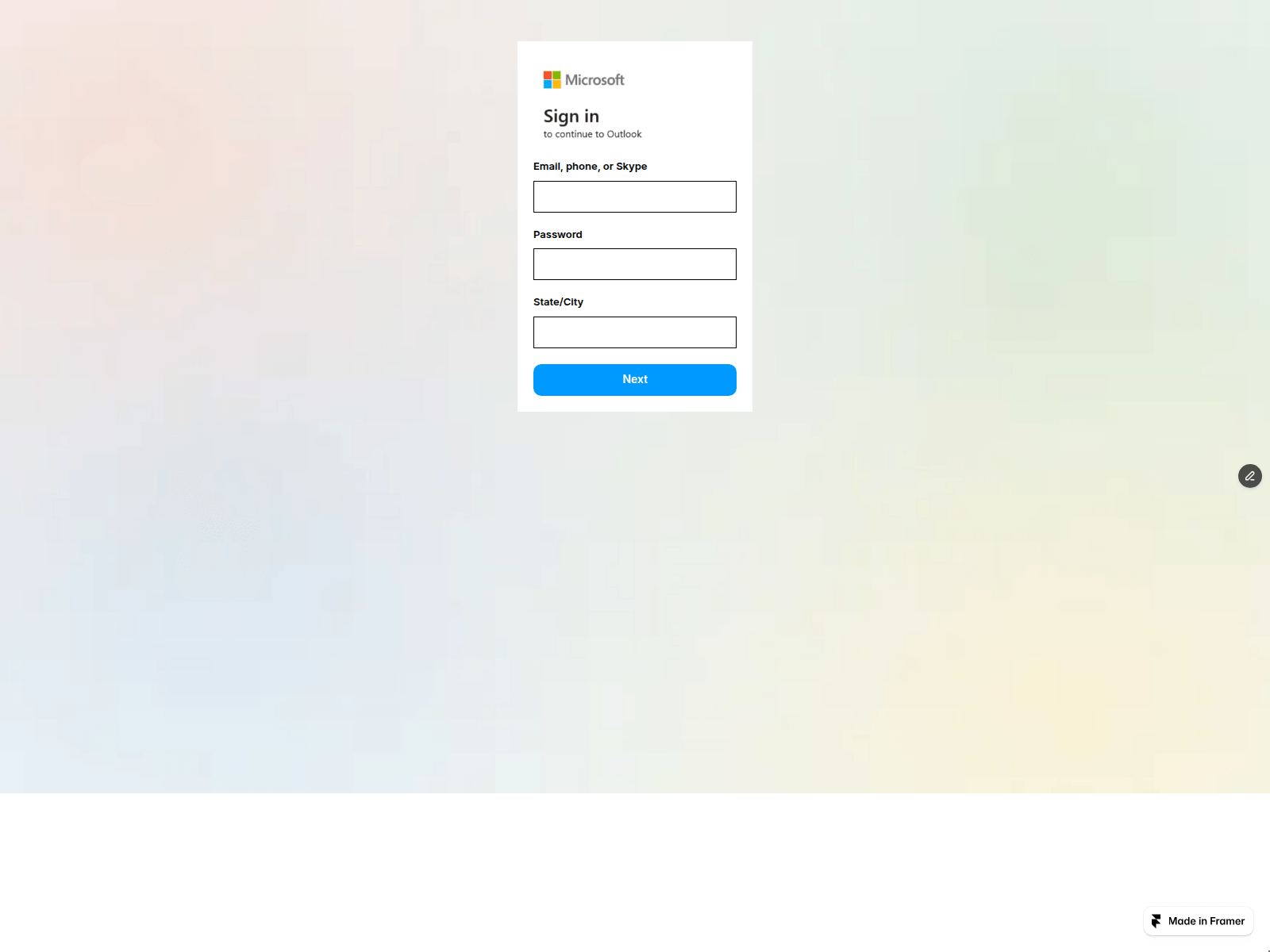Screenshot of shy-squircle-639683.framer.app