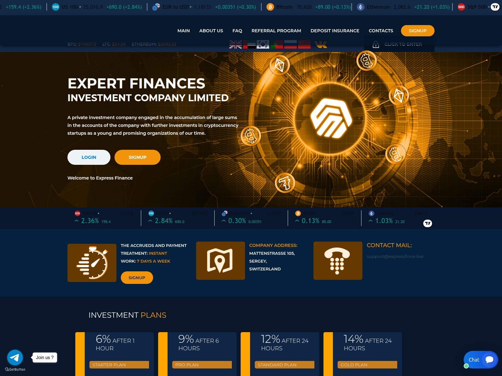 Screenshot of exp-fice.live