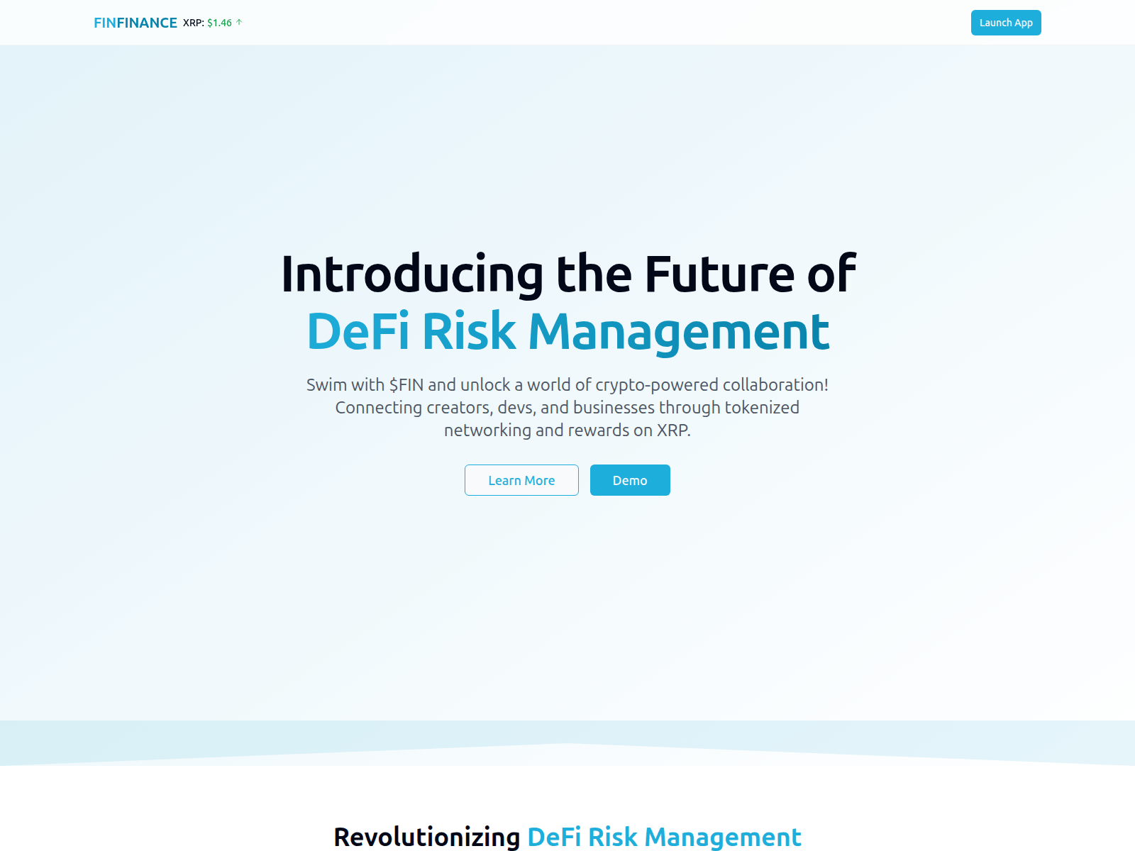 Screenshot of www.finfinance.io
