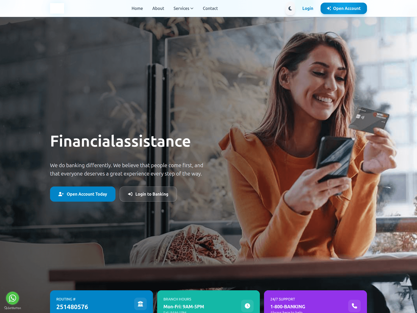 Screenshot of financialassistance.onl.primemarketrade.pro