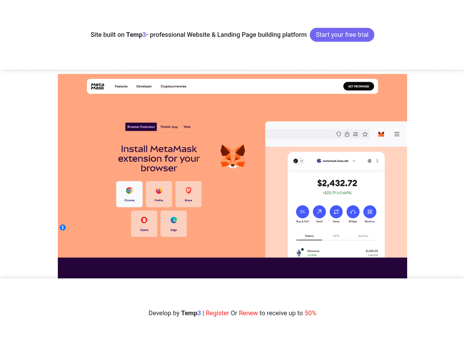 Screenshot of access-m-etamask-log.tem3.io