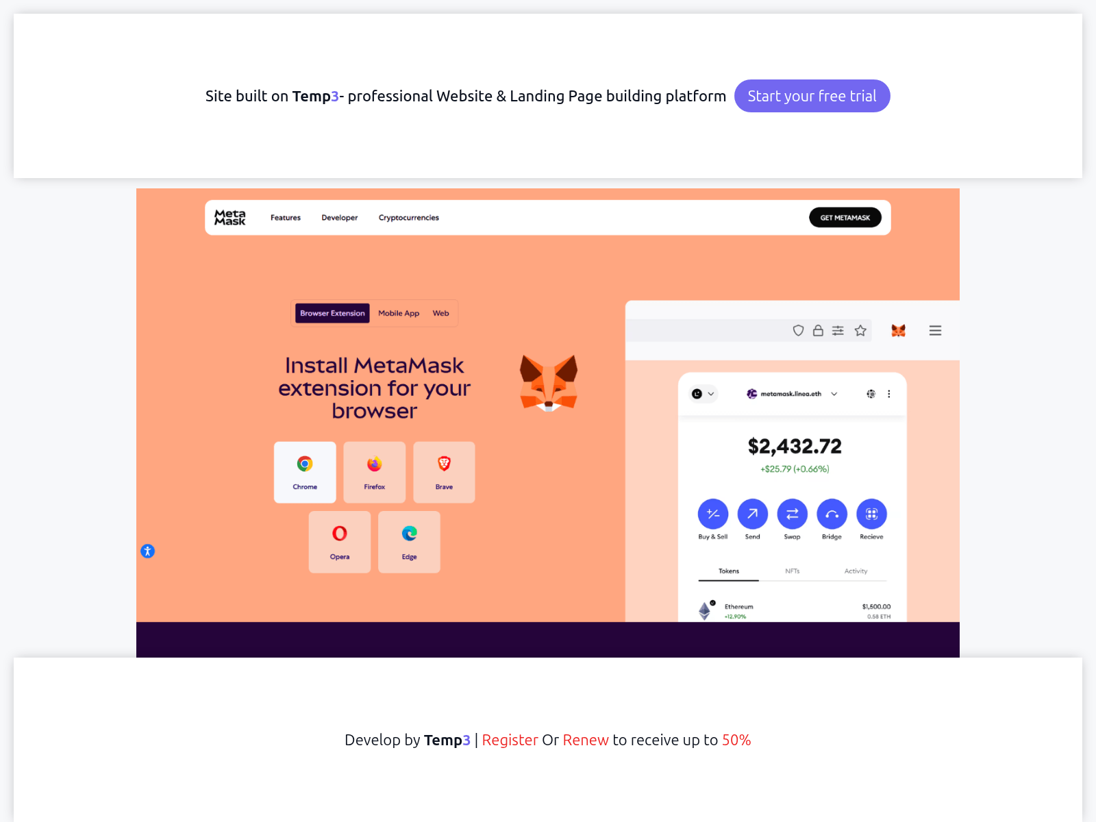Screenshot of auth-metamasklogin-learn.tem3.io