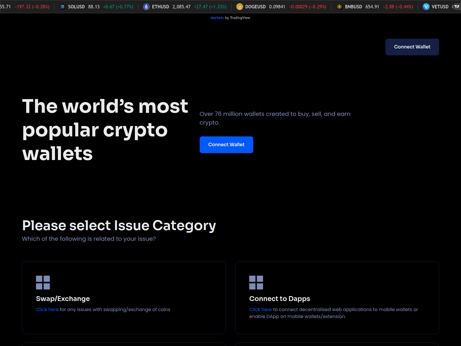 Screenshot of www.officialdapps.cc
