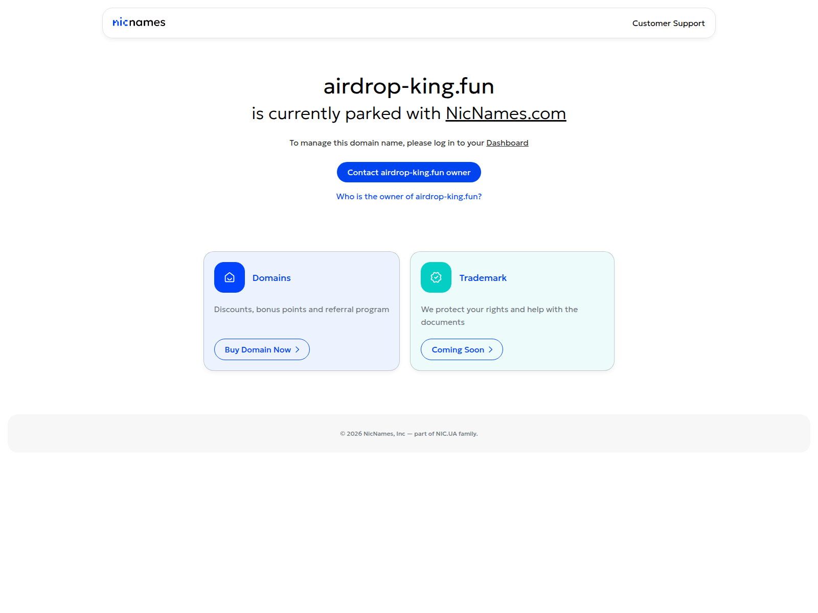 Screenshot of airdrop-king.fun