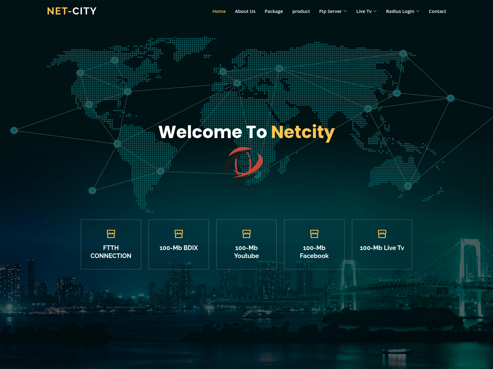 Screenshot of netcity1.net