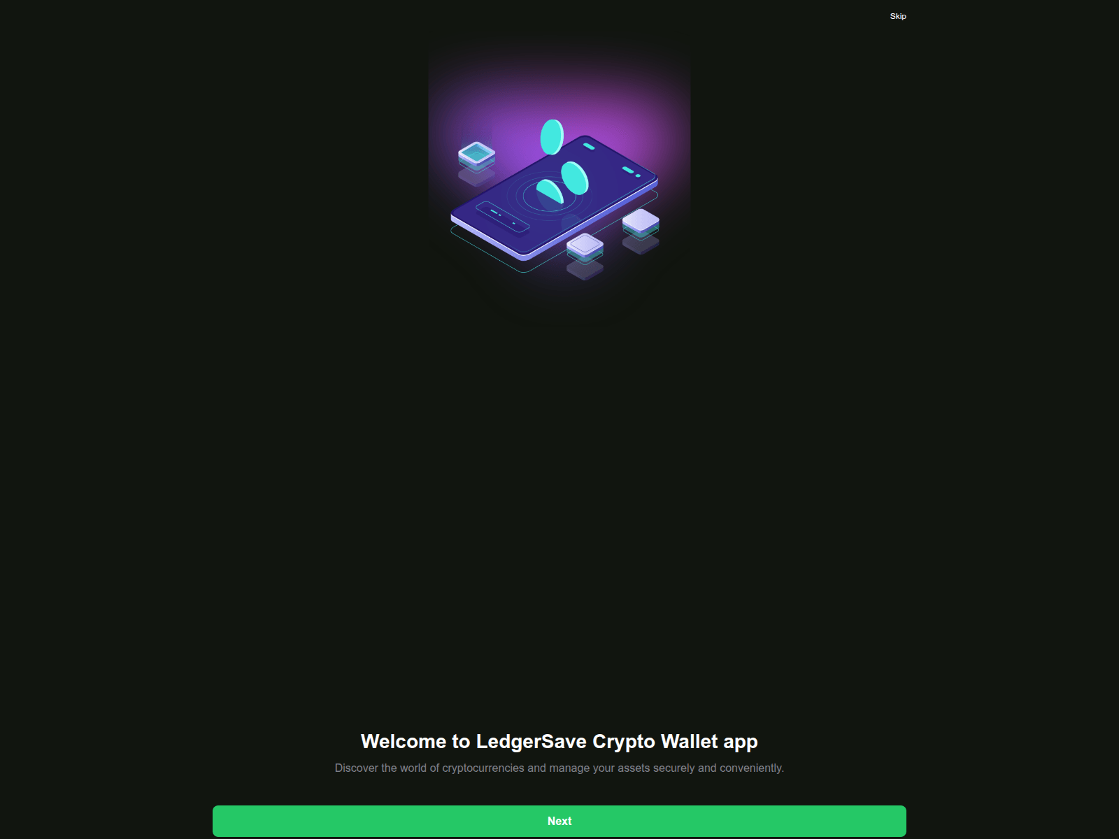 Screenshot of ledgersave.com.bluechipcr.com