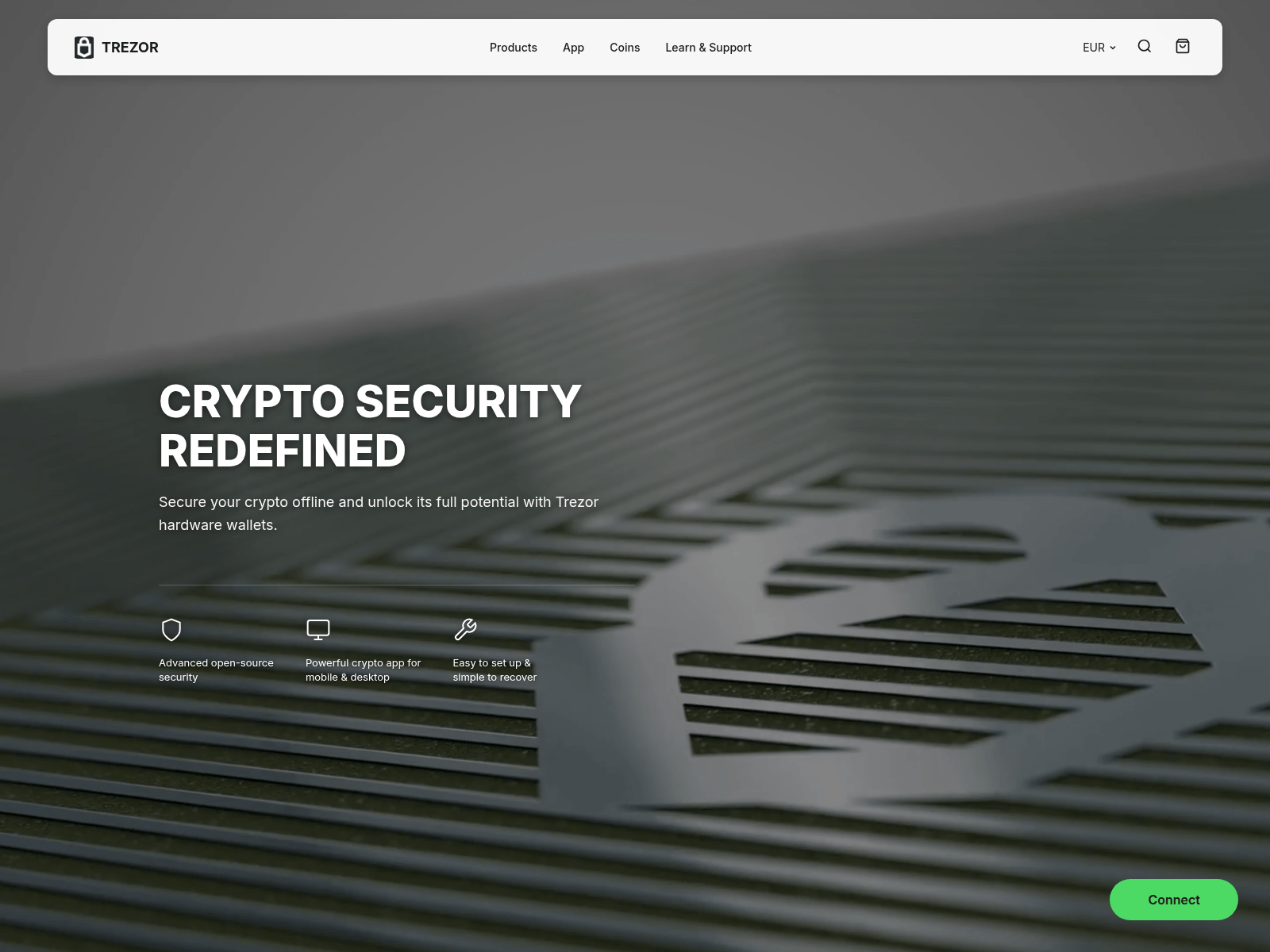 Screenshot of trezor-en.live