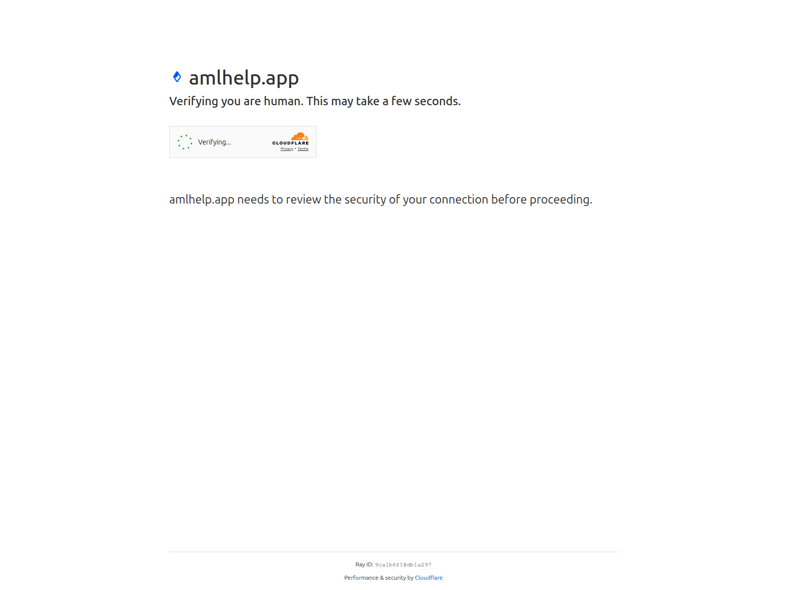 Screenshot of amlhelp.app