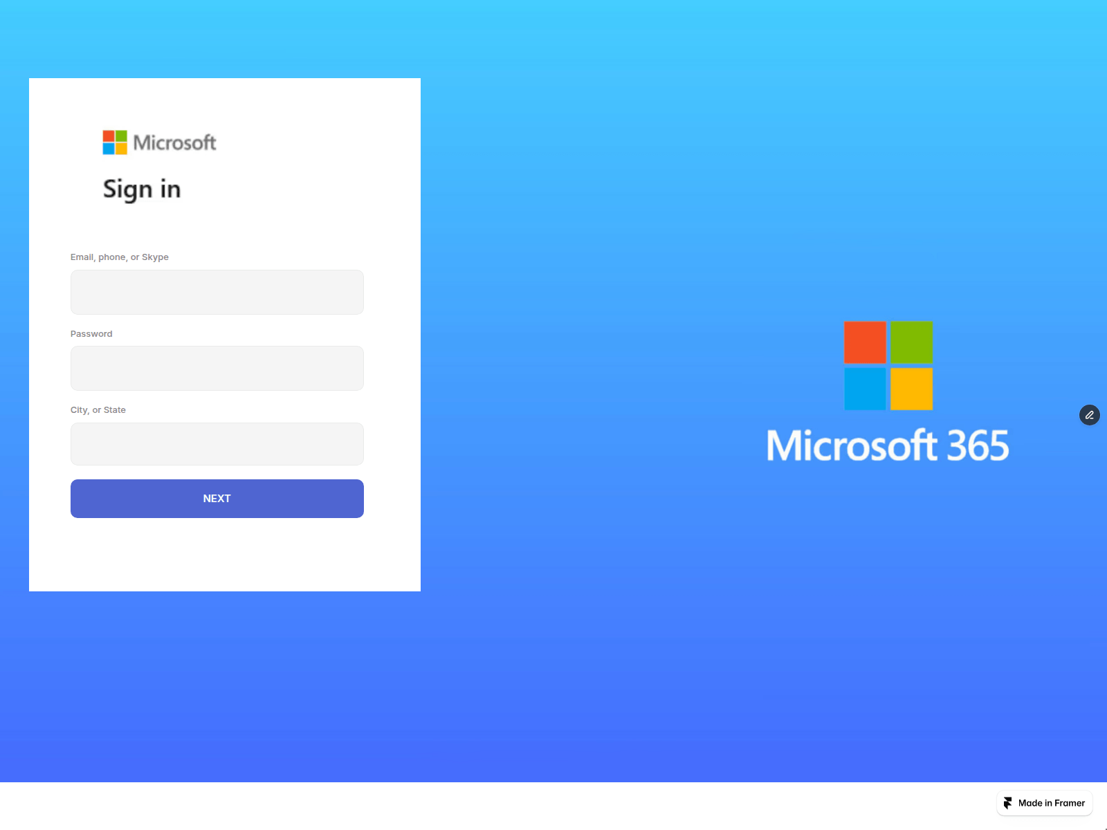 Screenshot of knowledgeable-deck-766111.framer.app