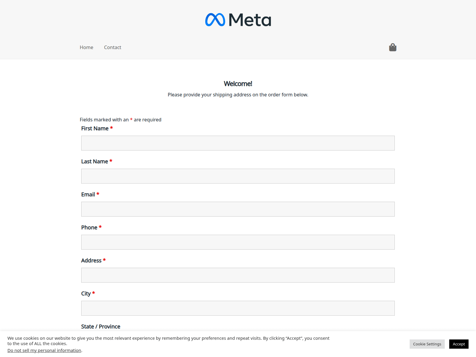 Screenshot of meta.zdxpress.com