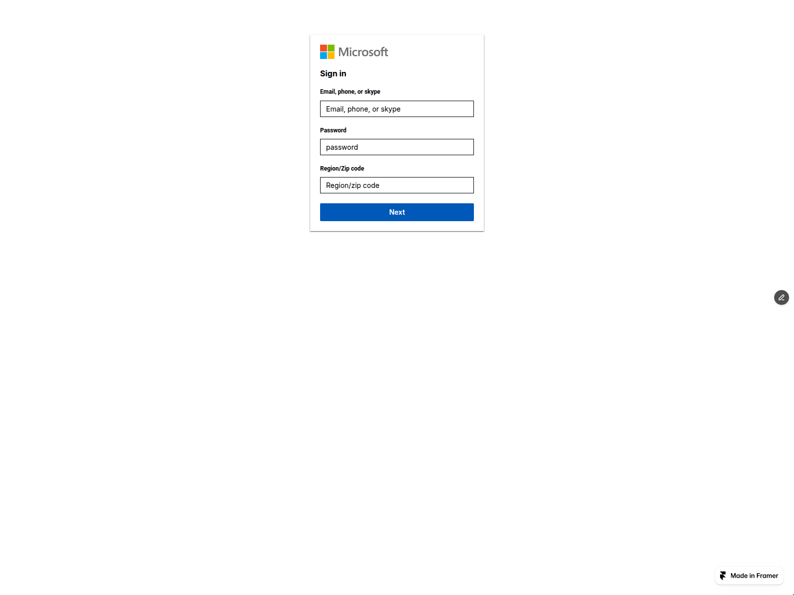 Screenshot of original-conference-726613.framer.app