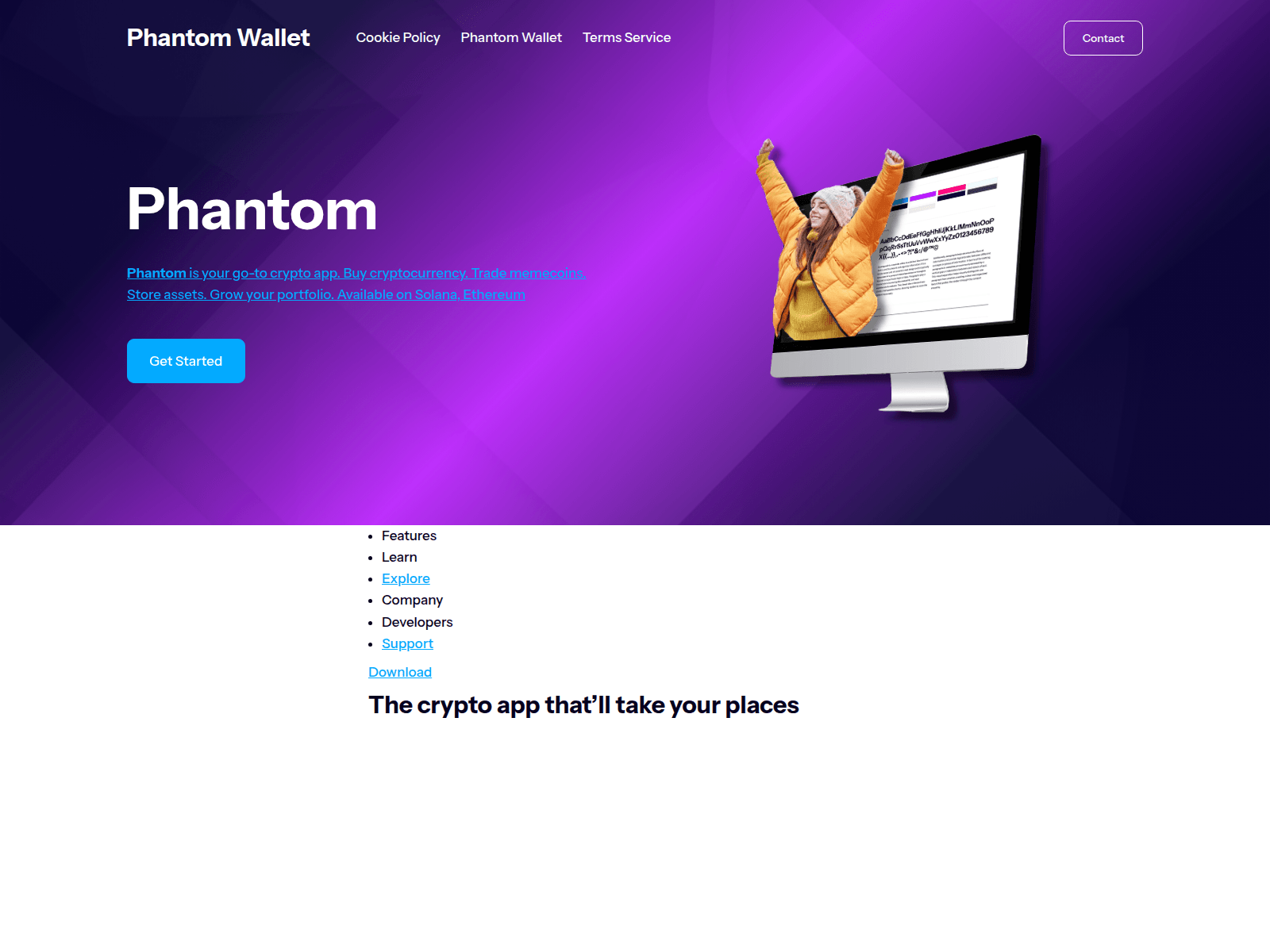 Screenshot of mail.phantomwallet-s.us
