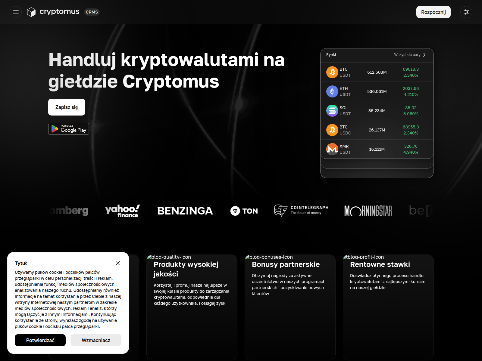 Screenshot of cryptomus-api.com