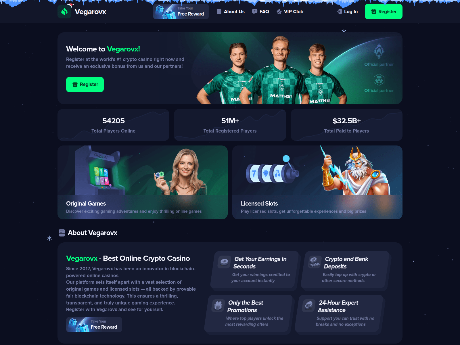 Screenshot of vegarovx.online