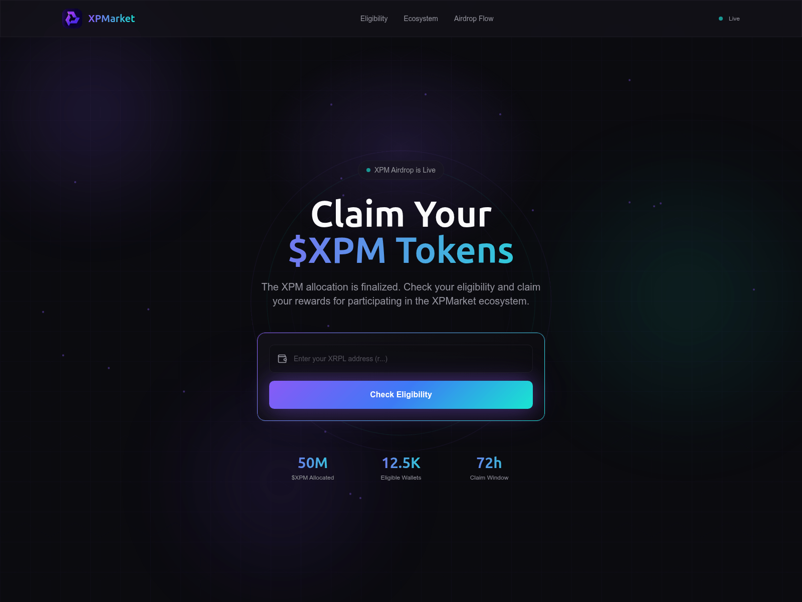 Screenshot of xpmarketdrop.info