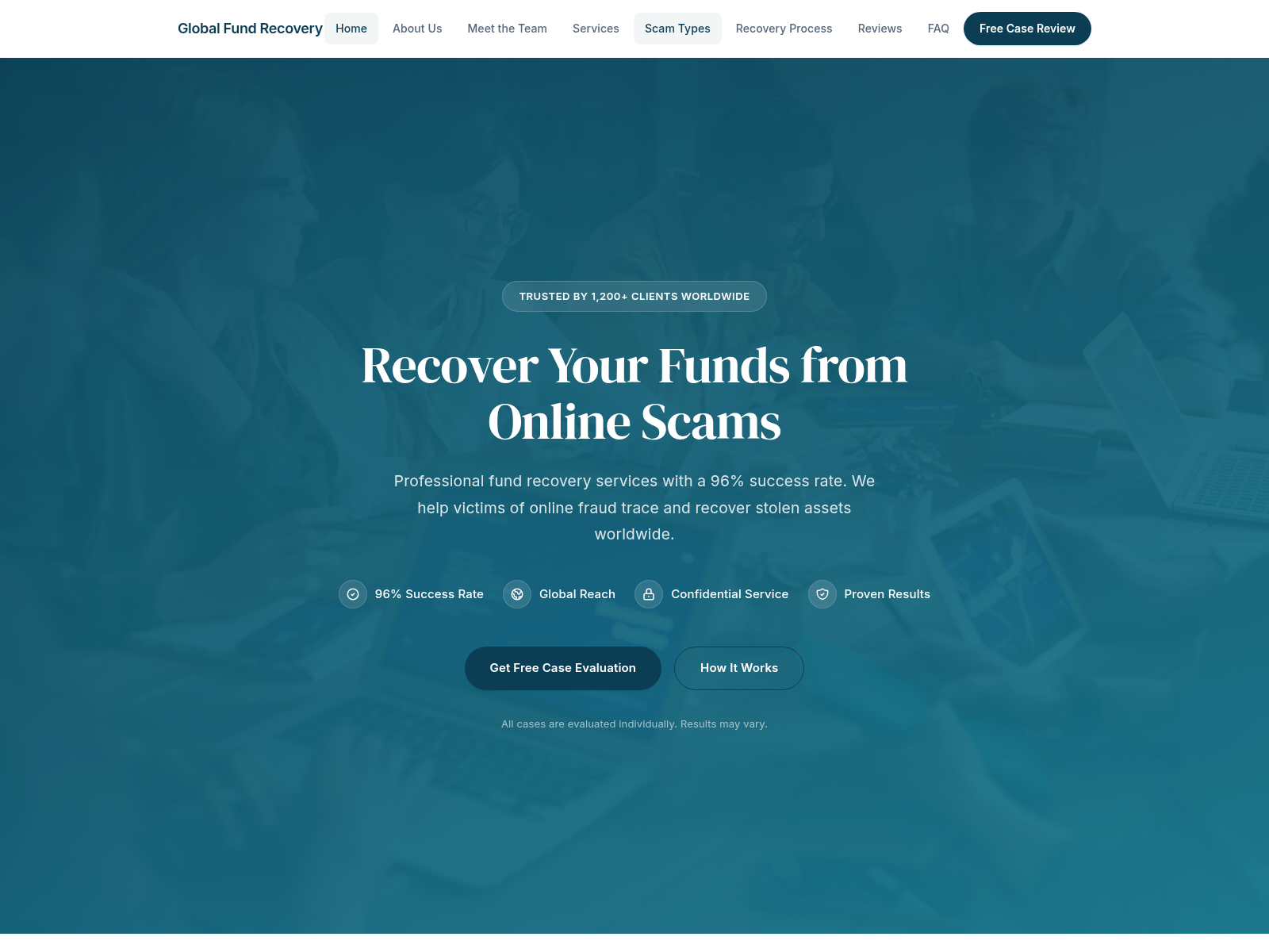 Screenshot of global-claims-experts.com