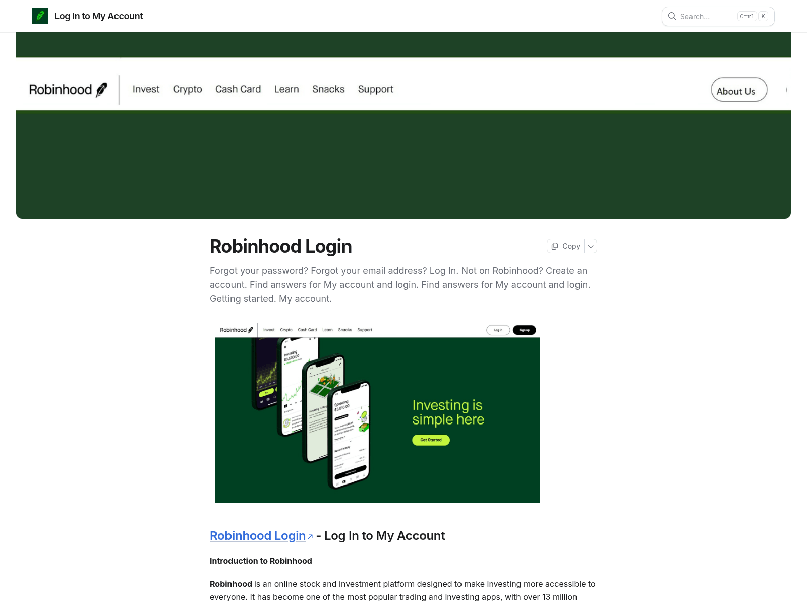 Screenshot of robinhoodlogin-4.gitbook.io