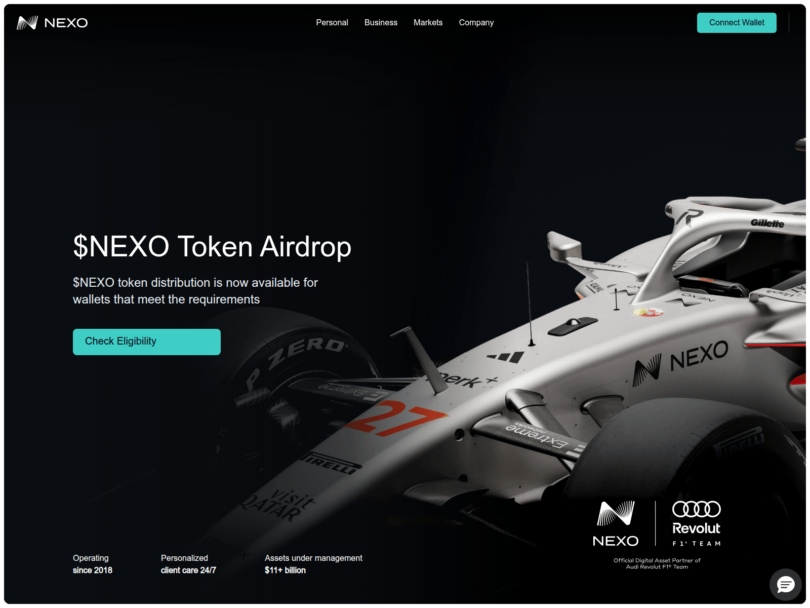Screenshot of nexo-airdrop.com