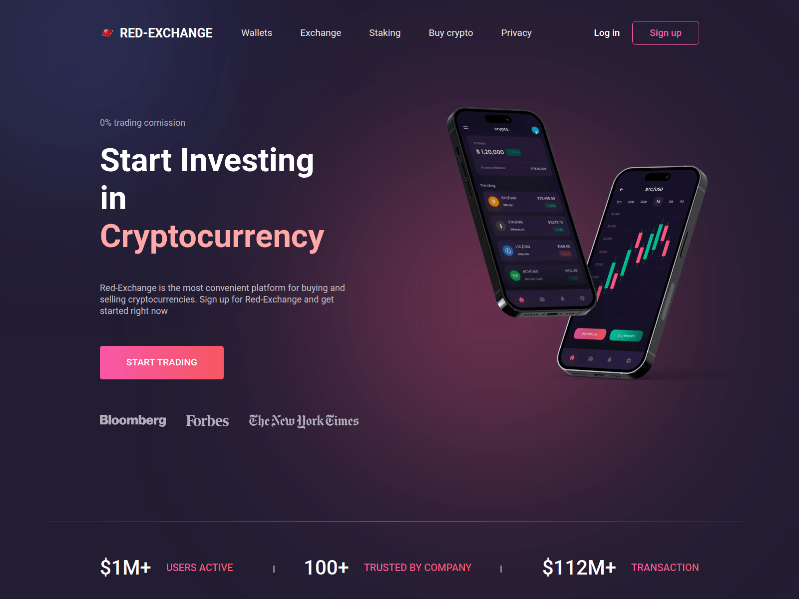 Screenshot of red-exchange.com