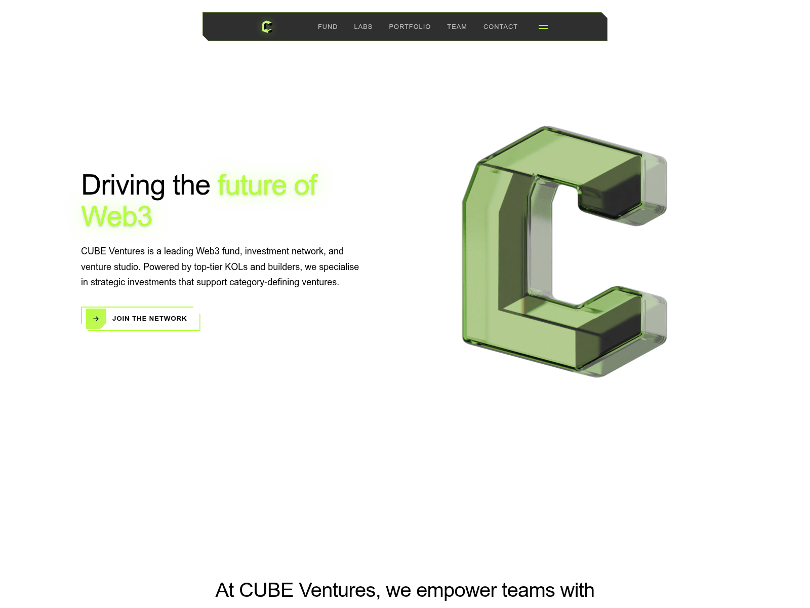 Screenshot of cubes-capital.com