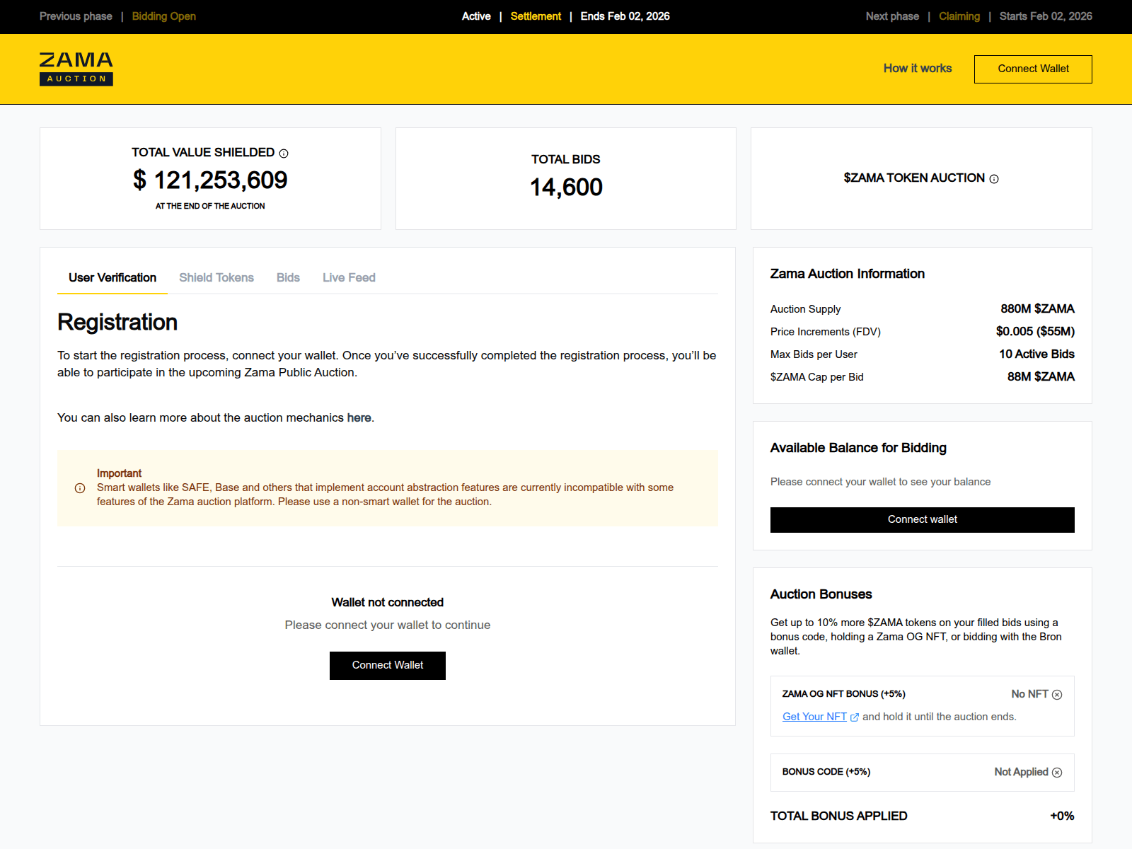 Screenshot of zama.website