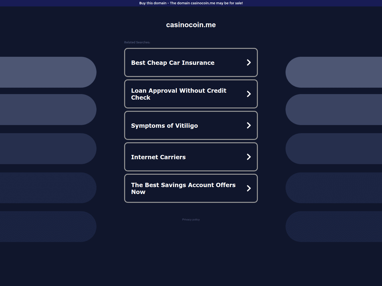 Screenshot of casinocoin.me