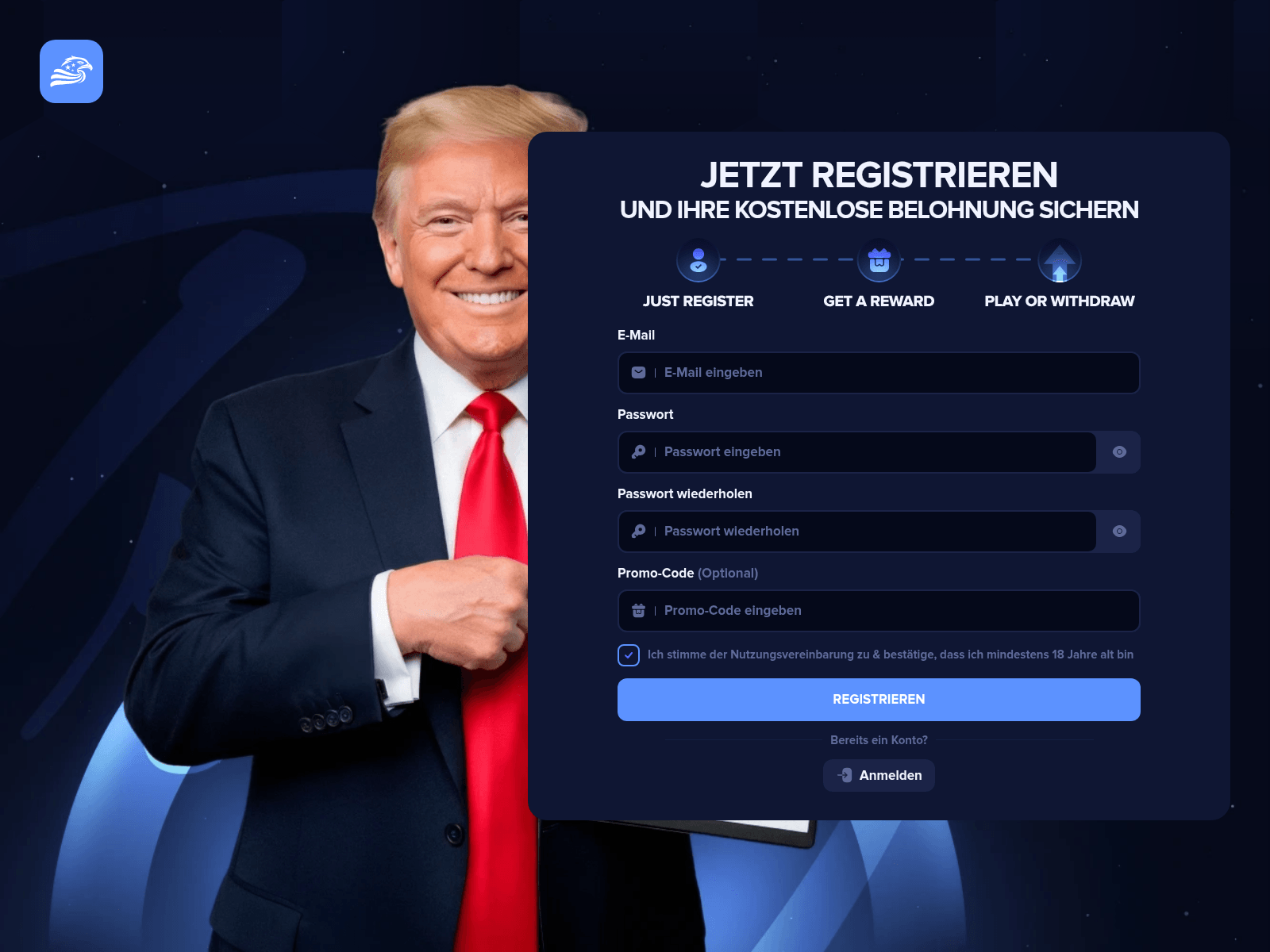 Screenshot of presidental.casino