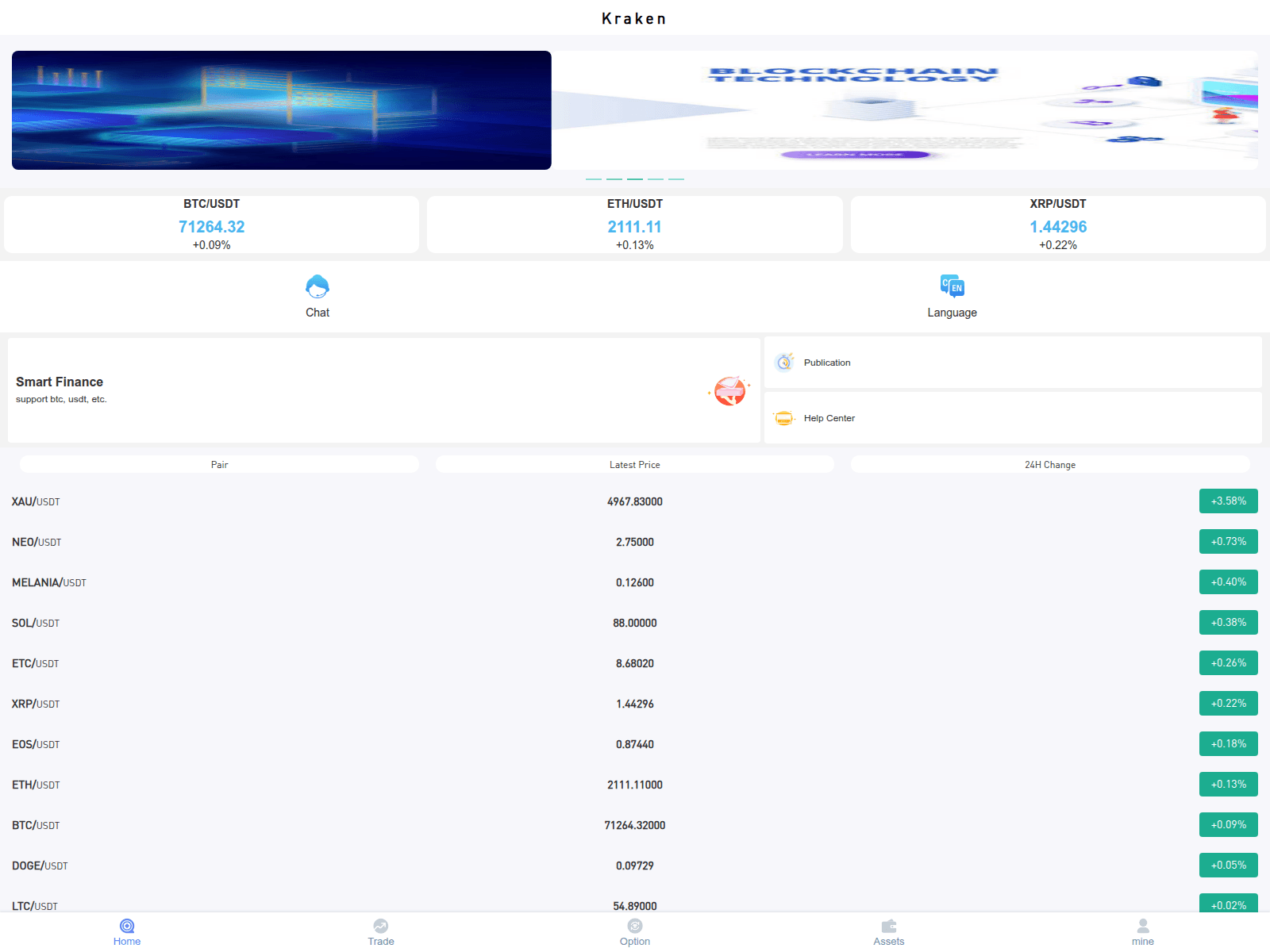 Screenshot of krakens-pro.com
